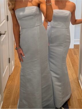 AMSALE Agnes Bridesmaid Dress Ice